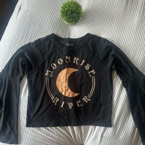 Shyanne Black Graphic Tee